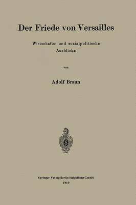 bokomslag Der Friede von Versailles