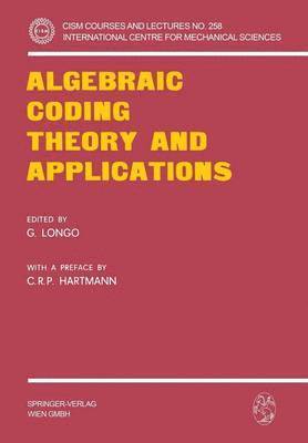 Algebraic Coding Theory and Applications 1