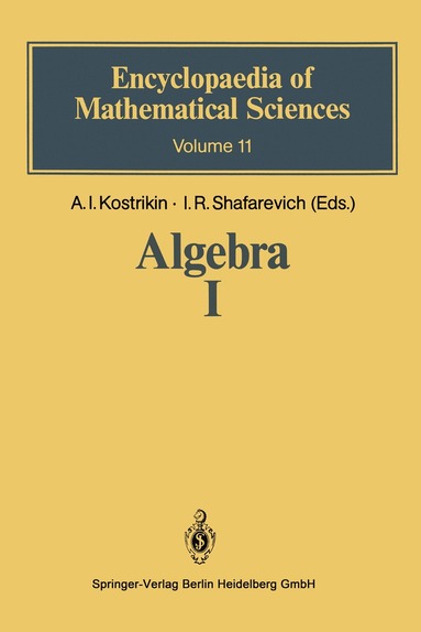 Aleksej I. Kostrikin, Igor Rostislavovich (Igor’ Rostislavovich) Shafarevich - Algebra I, Häftad
