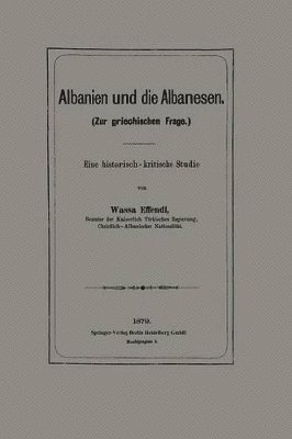 bokomslag Albanien und die Albanesen