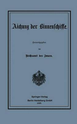 bokomslag Aichung der Binnenschiffe