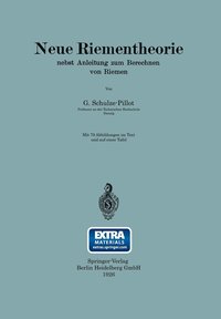 bokomslag Neue Riementheorie