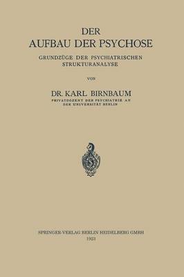 bokomslag Der Aufbau der Psychose