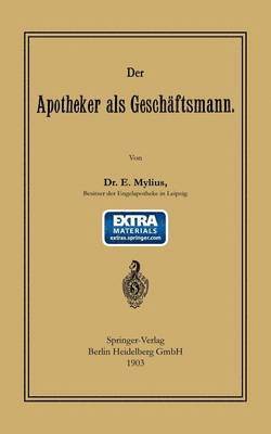 Der Apotheker als Geschftsmann 1