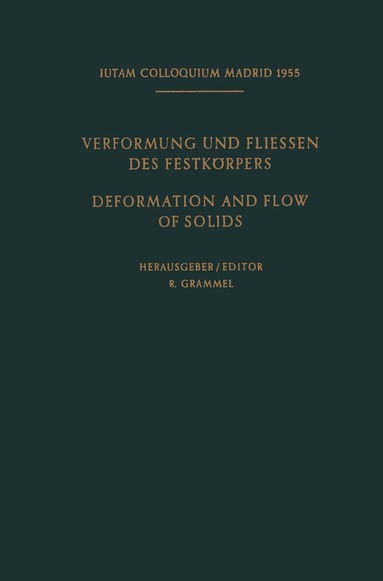 R. Grammel - Internationale Union für Theoretische und Angewandte Mechanik / International Union of Theoretical and Applied Mechanics, Häftad