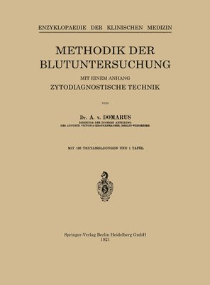 bokomslag Methodik der Blutuntersuchung