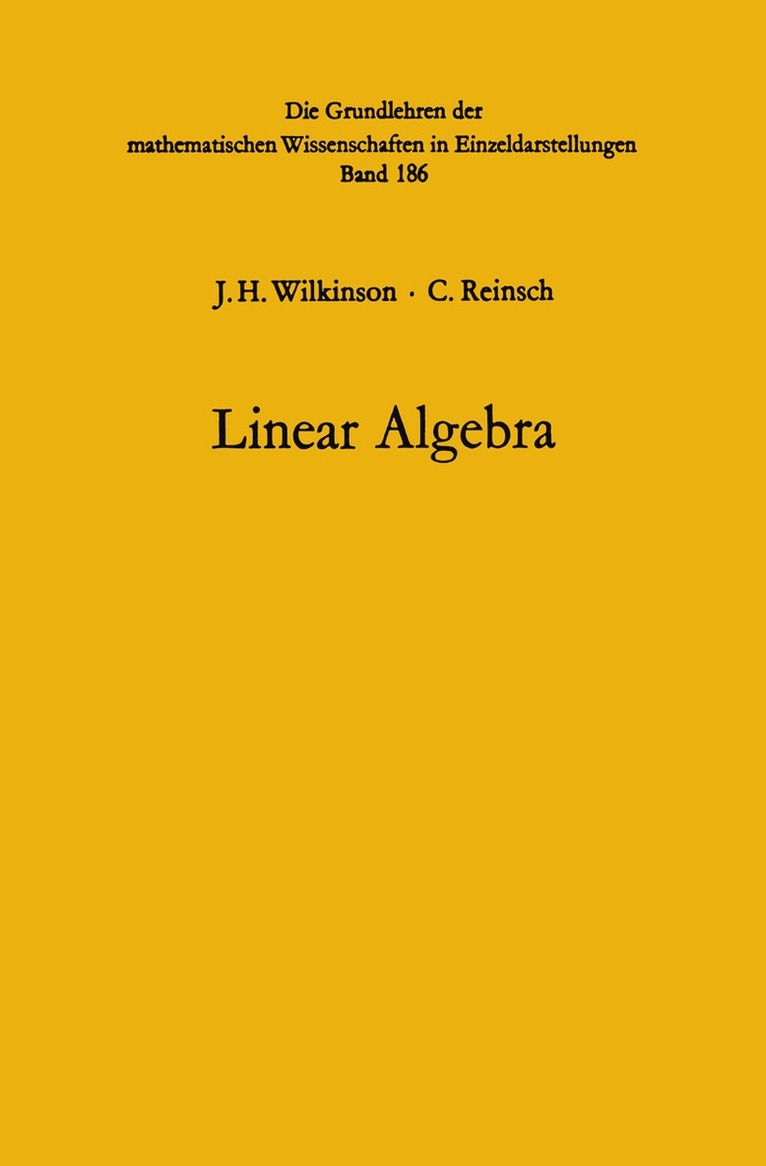 Linear Algebra 1