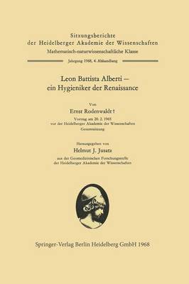 bokomslag Leon Battista Alberti - ein Hygieniker der Renaissance