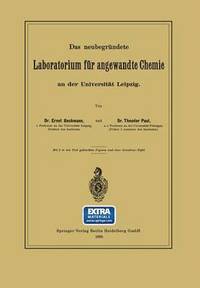 bokomslag Das neubegrndete Laboratorium fr angewandte Chemie an der Universitt Leipzig