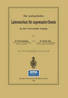 bokomslag Das neubegrndete Laboratorium fr angewandte Chemie an der Universitt Leipzig