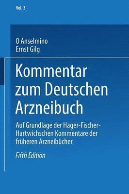 bokomslag Kommentar zum Deutschen Arzneibuch