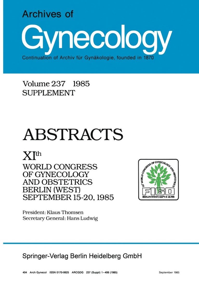 Archives of Gynecology 1