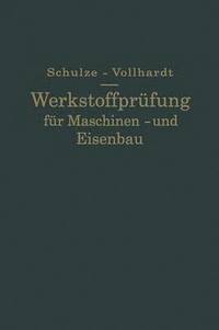 bokomslag Werkstoffprfung fr Maschinen- und Eisenbau