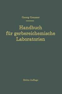 bokomslag Handbuch fr Gerbereichemische Laboratorien