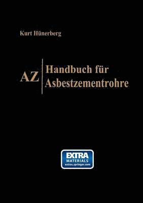 bokomslag AZ, Handbuch fr Asbestzementrohre