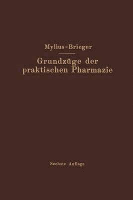 bokomslag Grundzge der praktischen Pharmazie