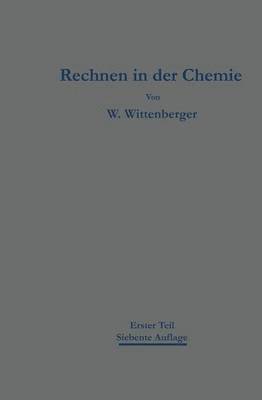 bokomslag Rechnen in der Chemie