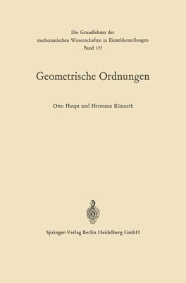 bokomslag Geometrische Ordnungen