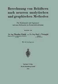 bokomslag Berechnung von Behältern nach neueren analytischen und graphischen Methoden