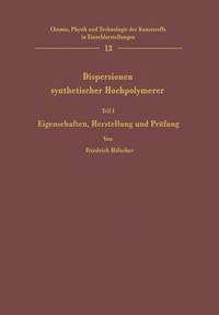 bokomslag Dispersionen synthetischer Hochpolymerer