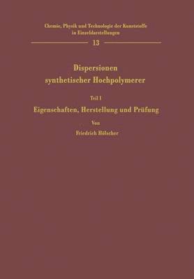 bokomslag Dispersionen synthetischer Hochpolymerer