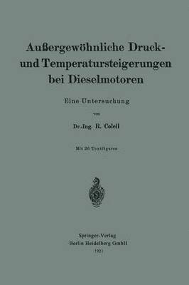 Auergewhnliche Druck- und Temperatursteigerungen bei Dieselmotoren 1