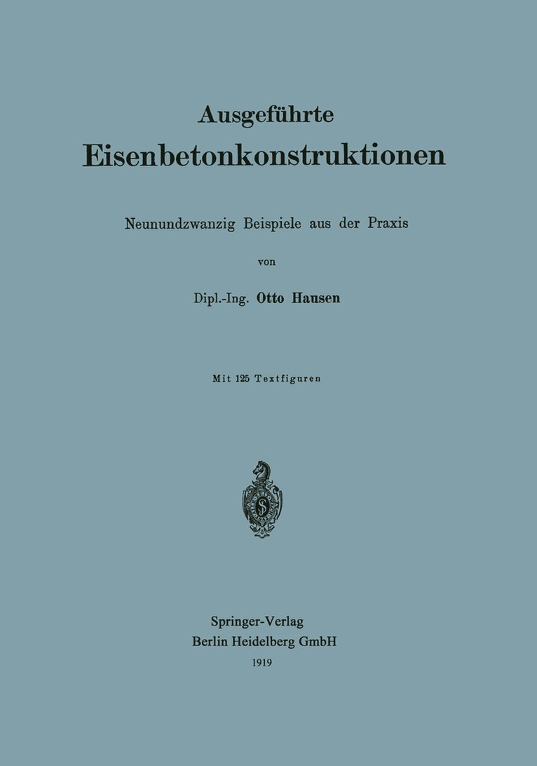 Ausgefhrte Eisenbetonkonstruktionen 1