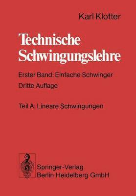 bokomslag Technische Schwingungslehre