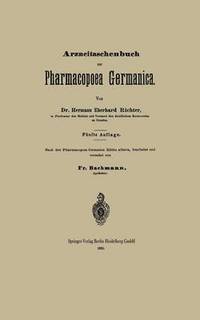 bokomslag Arzneitaschenbuch zur Pharmacopoea Germanica