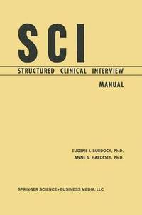 bokomslag SCI, Structured Clinical Interview