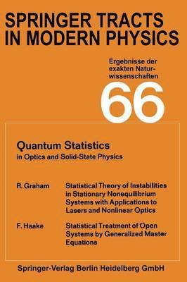 Robert Graham - Springer Tracts in Modern Physics, Häftad