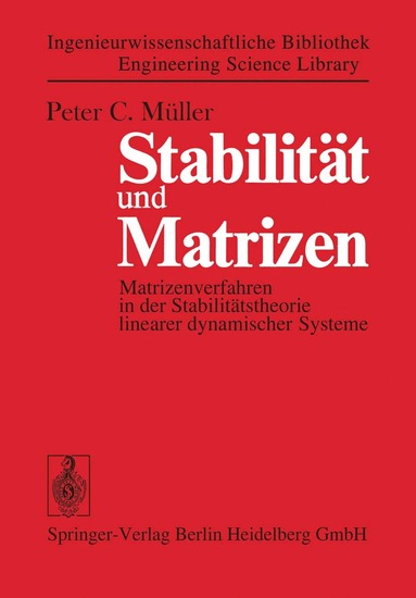 Peter Christian Müller - Stabilität und Matrizen, Häftad