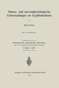 bokomslag Sinnes- und nervenphysiologische Untersuchungen an Scyphomedusen
