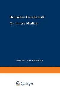 bokomslag Verhandlungen der Deutschen Gesellschaft für Innere Medizin