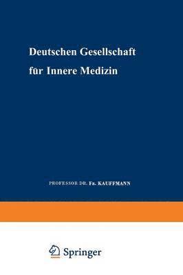 bokomslag Verhandlungen der Deutschen Gesellschaft fr Innere Medizin