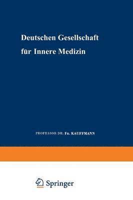 bokomslag Verhandlungen der Deutschen Gesellschaft für Innere Medizin