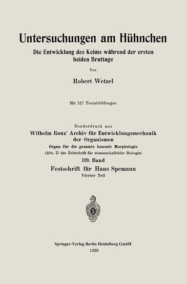 Robert G. Wetzel - Untersuchungen am Hühnchen, Häftad