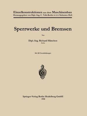 bokomslag Sperrwerke und Bremsen