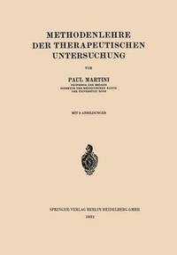 bokomslag Methodenlehre der Therapeutischen Untersuchung