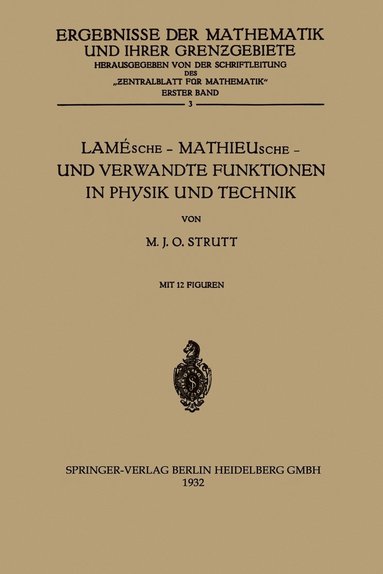 bokomslag Lamsche  Mathieusche  und Verwandte Funktionen in Physik und Technik