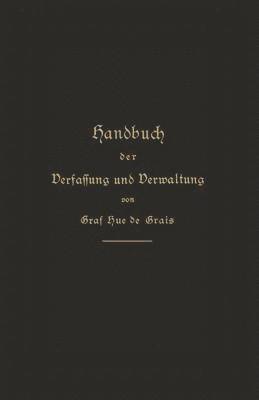 bokomslag Handbuch der Verfassung und Verwaltung in Preußen und dem Deutschen Reich