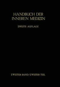 bokomslag Handbuch der inneren Medizin