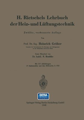 bokomslag H. Rietschels Lehrbuch der Heiz- und Lftungstechnik