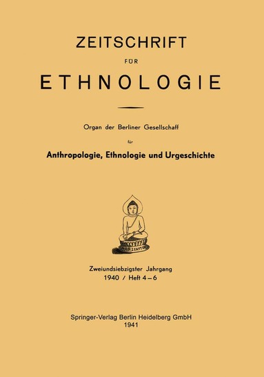 bokomslag Zeitschrift für Ethnologie