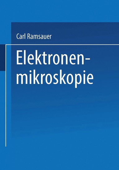 bokomslag Elektronenmikroskopie