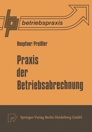 bokomslag Praxis der Betriebsabrechnung