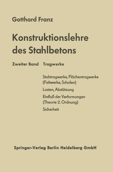 bokomslag Konstruktionslehre des Stahlbetons