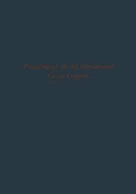 bokomslag Proceedings of the 9th International Cancer Congress