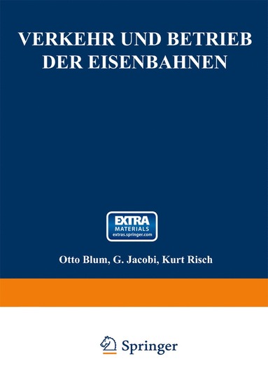 bokomslag Verkehr und Betrieb der Eisenbahnen