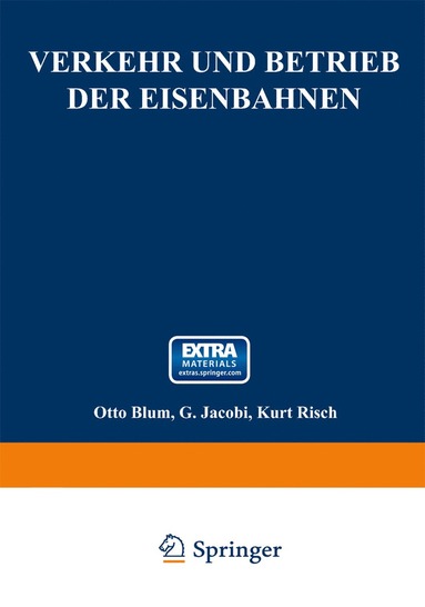 bokomslag Verkehr und Betrieb der Eisenbahnen